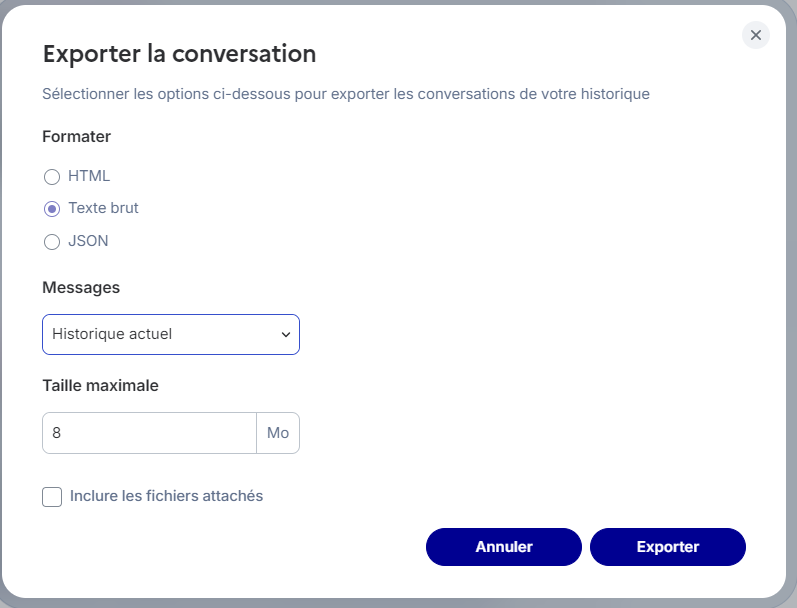 Export_conversation_Tchap